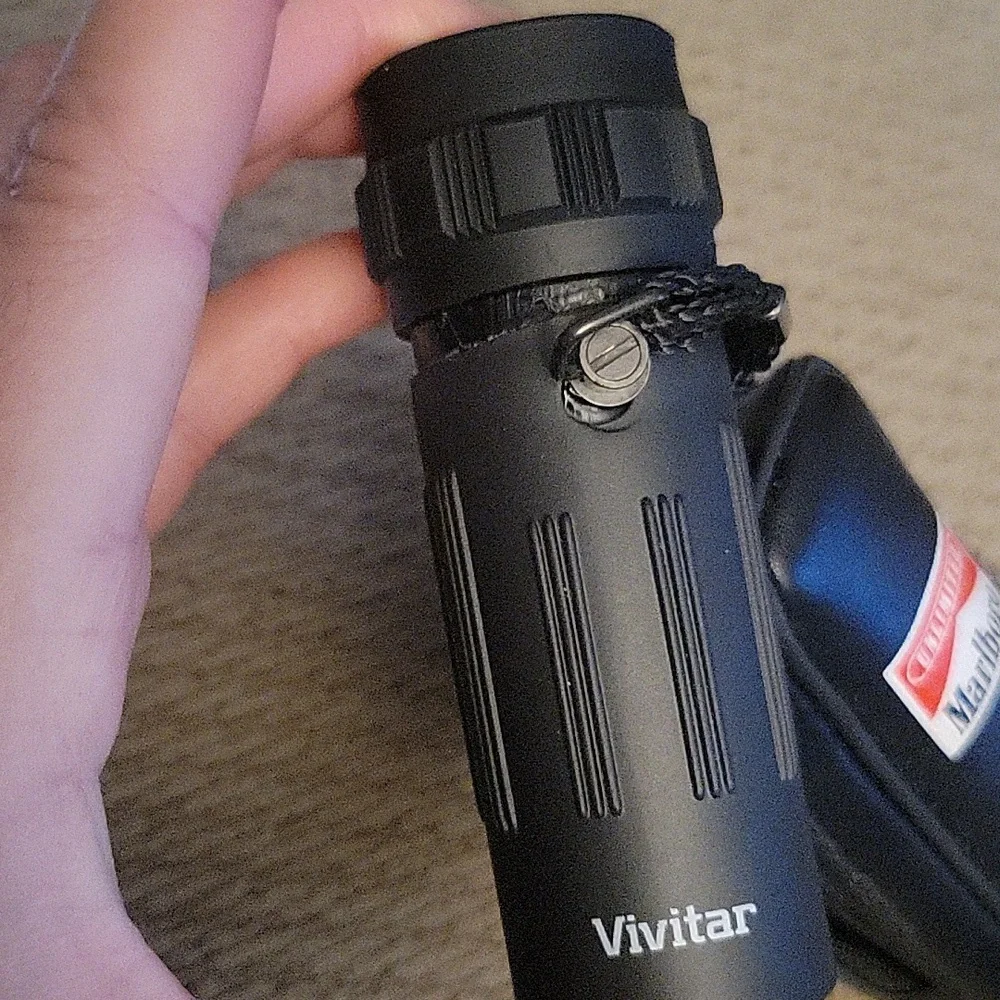 Black Monocular with Case Vintage Vivitar PV Series 8x21 Monocular Scope w/ Case